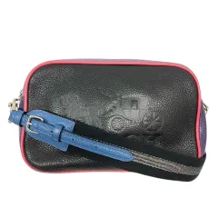 コーチ COACH ショルダーバッグ カメラバッグ レザー ホースアンドキャリッジ 91082 SVA47 黒 ブラック マルチカラー