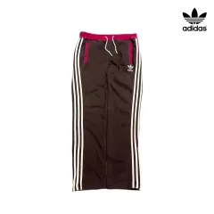 アディダス ファイヤーバード チョコブラウン コットン トラックパンツ