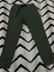S ユニクロ ヒートテック ギア パンツ/カーキ/起毛