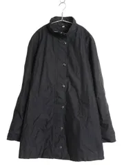 【お得なクーポン配布中!】 バーバリー ロンドン ハーフ コート レディース L 程 / レインコート ジャケット フルジップ ハイネック オールウェザー 無地 防水 撥水 黒