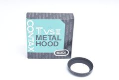 新品同様・元箱付き Contax TVS II Metal Hood Black メタルフード ブラック #175