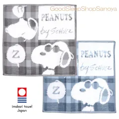 【2枚セット】スヌーピーミニタオル 今治 25x25cm