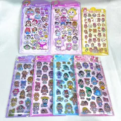 クライベイビーぷっくりシール＆お尻シール ６枚セット 3D 立体 おしり 桃  ステッカー