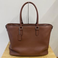 極美品 コーチ アイザック ワークバッグ ビジネスバッグ 2way レザー