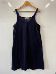 a765⚫︎chocolraffine⚫︎ショコラフィネローブ⚫︎ベロア⚫︎ジャンパースカート⚫︎キャミソール⚫︎ワンピース⚫︎サイズ F⚫︎紺