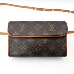 ルイヴィトン M51855 モノグラム ポシェット フロランティーヌ  ウエストバッグ  ポーチ ボディバッグ ウエストポーチ バッグ ヌメ革