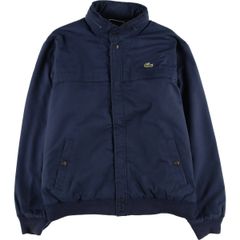 希少メタルロゴ ラコステ スイングトップ ブルゾン 緑 48/3 L ニット 