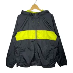 STARTER スターター ライトアウター ナイロンジャケット Bangladesh製 L 42-44サイズ ブラック 蛍光イエロー