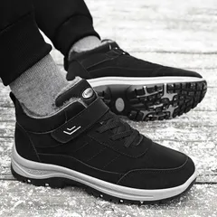 ブーツ メンズ 冬 新作 スノーブーツ ハイカット アウトドア 厚底 カジュアルシューズ 防寒 裏起毛