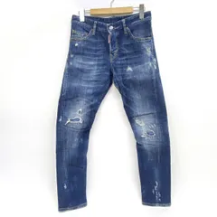 DSQUARED2 ディースクエアード SEXY TWIST JEAN ダメージ加工 デニムパンツ ボタンフライ S71LB0193 サイズ44 ※中古