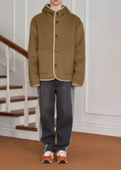 ウールコート タグ付き 新品 ベージュ ネイビー ウールジャケット