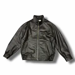 UNITED ARROWS ジップアップレザージャケット シープレザーミリタリーブルゾン ユナイテッドアローズ 1225-699-0032 ブラック L （7801M）のサムネイル