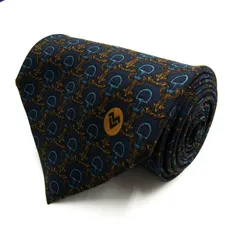 マリオヴァレンティノ ブランド ネクタイ 総柄　ドット柄 PO メンズ ネイビー MARIO VALENTINO 【中古】