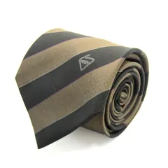 ピエールカルダン ブランド ネクタイ ストライプ柄 PO メンズ カーキ系 Pierre Cardin 【中古】