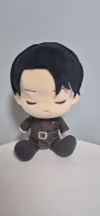 シンプル展示/正規品 進撃の巨人 リヴァイ おやすみ ぬいぐるみ 中型 인형