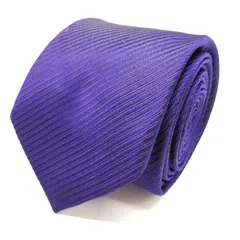 スーツセレクト ブランド ネクタイ 無地　ソリッド　シルク PO メンズ ブルー SUIT SELECT 【中古】