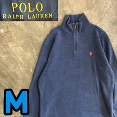 T7340 POLO Ralph Lauren ハーフジップ　ニット　古着