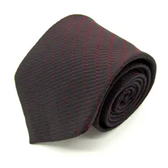 ポールスミス ブランドネクタイ ストライプ柄 ドット シルク PO メンズ ブラウン Paul Smith 【中古】