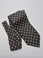 【used品】美品！BVLGARI メンズネクタイ シルク100% MADE IN ITALY
