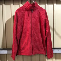 1507 Columbia フリースジャケット レッド M コロンビア フルジップ ワンポイント 刺繍ロゴ アウトドア 古着卸 アメリカ仕入