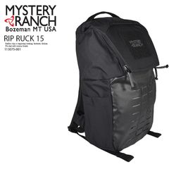 MYSTERY RANCH (ミステリーランチ) RIP RUCK 15 (リップ ラック 15) バックパック リュック ミリタリー カジュアル ビジネス 出張 旅行 通学 アウトドア キャンプ 登山 (ブラック) 113075 001 113075-001