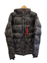 コロンビア Columbia 迷彩柄 カモフラ down parka ダウンパーカー 黒 WM5099 ジャケット ブラック Lサイズ 101MT-5636