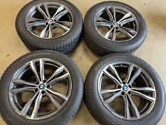 BMW純正Mパフォーマンス X5 20インチ マットブラックホイールセット美