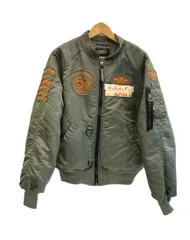 希少☆アルファインダストリーズ　50周年　MA-1 フライトジャケット　カーキM 楽天市場】アルファインダストリーズ ALPHA INDUSTRIES アルファ MA-1