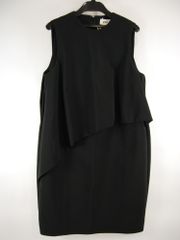 【USED/A】ENFOLDエンフォルド 切り替え変形ワンピース ブラック サイズ38