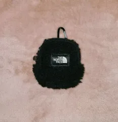 THE NORTH FACE ブラック ミニ ポーチ キーホルダー