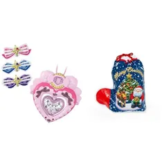 [バンダイ(BANDAI)] キミとアイドルプリキュア♪ キミとアイドル変身アイドルハートブローチスペシャルセット + クリスマス ラッピング袋 セット SL☆彡 dd597125