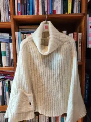 (新品)トミーヒルフィガー ガールズ クリーム アイボリー ケープ