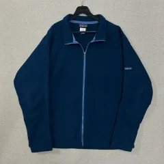 (XL) patagonia Synchilla フリース ネイビー ジップアップ