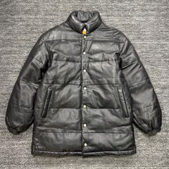 GEORGIA ジョージア GEORGIA/ダウンジャケット/L/羊革/ORN ダークブラウン ダウンジャケットイタリア製羊革