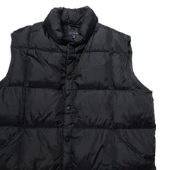 美品 90s LANDS' END ダウンベスト ブラック ドローコード 90s LANDS