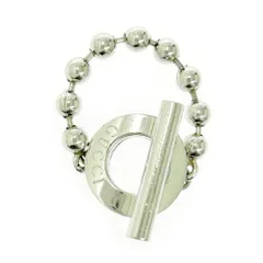 【中古】GUCCI グッチ シルバー ボールチェーン リング 6.4g 925刻印 522038 リング・指輪