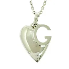【中古】GUCCI グッチ シルバー Gロゴ ハート ネックレス 8.6g 925刻印 529492 ネックレス
