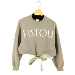 PATOU ベージュ リボンクロップドトレーナー PATOU ベージュ リボンクロップドトレーナー PATOU - PATOU クロップド