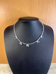 クリスタルガラスネックレス