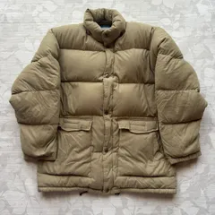 UNITED. グースダウンジャケット Mサイズ ベージュ スタンドカラー 肉厚