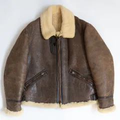 【雰囲気抜群】AVIREX【B-9 ムートンボンバージャケット】40 アヴィレックス フライト レザー ジャケット 26010294
