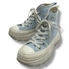 CONVERSE コンバース ALL STAR TREKWAVE NC HI オールスター トレックウェーブ ハイ スニーカー 厚底 ハイカット 5SE011 ブルー 水色 サイズ22.5cm レディース ゴーゴー古着マルイ北千住店 26 No.1534