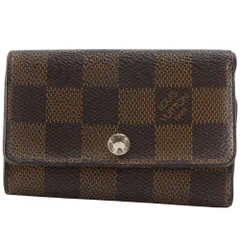 【LOUIS VUITTON】ルイ・ヴィトン ミュルティクレ6 N62630 ダミエキャンバス 茶 CT2193 ユニセックス キーケース