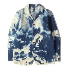 LEVIS RED リーバイスレッド ジャケット インディゴ サイズ:M | 00s ブリーチ加工 1st デニム テーラード ジャケット | 4100-1117 チュニジア製 | 00年代 古着 | アウター ブルゾン 上着【メンズ】【中古】