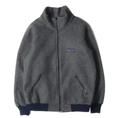 Patagonia パタゴニア ジャケット グレー サイズ:XL | 希少 ビッグサイズ | 80s デカタグ ハイネック フルジップ フリース ジャケット | 80年代 ヴィンテージ 古着 | アウター ブルゾン 上着【メンズ】【中古】