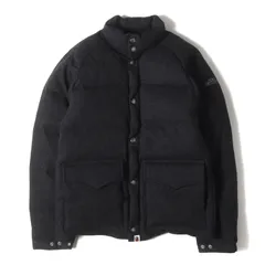 A BATHING APE ア ベイシング エイプ ジャケット ブラック 黒 サイズ:S | 00s GORE DRYLOFT ウール クラシック ダウンジャケット | 00年代 アーカイブ | アウター ブルゾン 上着【メンズ】【中古】のサムネイル