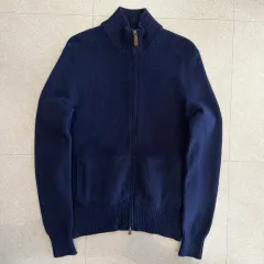 90s ポロ ラルフローレン メリノ ウール ツーウェイ ジップアップ ニット