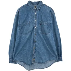 古着 90年代 リーバイス Levi's 長袖 デニムシャツ メンズL相当 ヴィンテージ/eaa609610