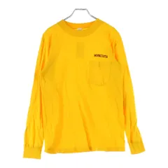 CHAMPION (チャンピオン) 80S VINTAGE MINESOTA ヴィンテージ ミネソタ 胸ポケット クルーネック カットソー 長袖Tシャツ イエロー