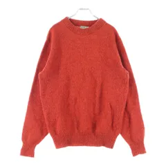 L.L.Bean (エルエルビーン) 70S～80S VINTAGE ヴィンテージ 鹿の子 ウール ニット セーター レッド